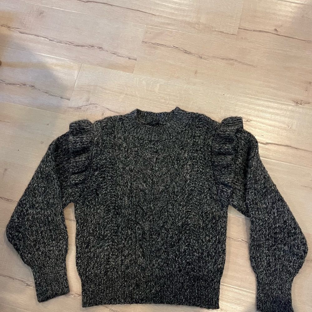 Topshop puff sleeve sweater